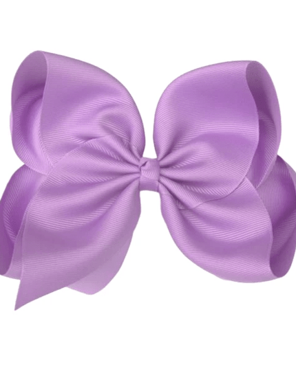 6” Solid Grosgrain Bow | Lavender