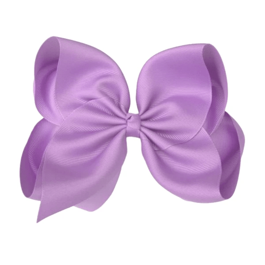 6” Solid Grosgrain Bow | Lavender