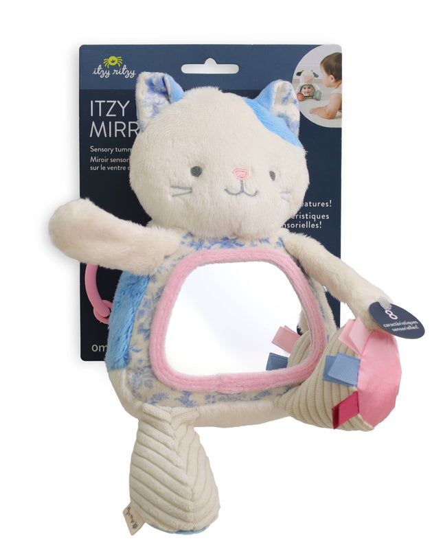 Itzy Bitzy Mirror™ Sensory Tummy Time Mirror - Kitty