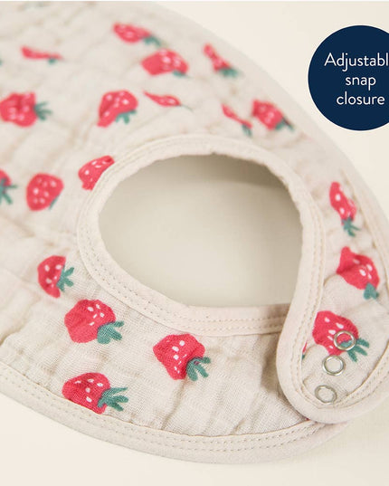 Itzy Bibs™: Strawberries + Cream