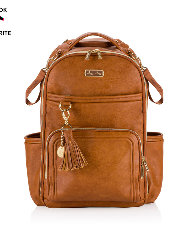 Cognac Boss Plus™ Backpack Diaper Bag