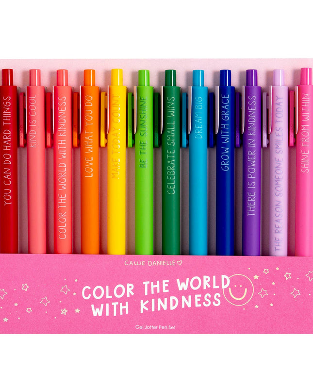 Color The World With Kindness Pen Set