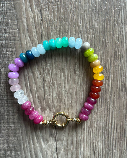 Natural Stone Multi Color Bracelet: A