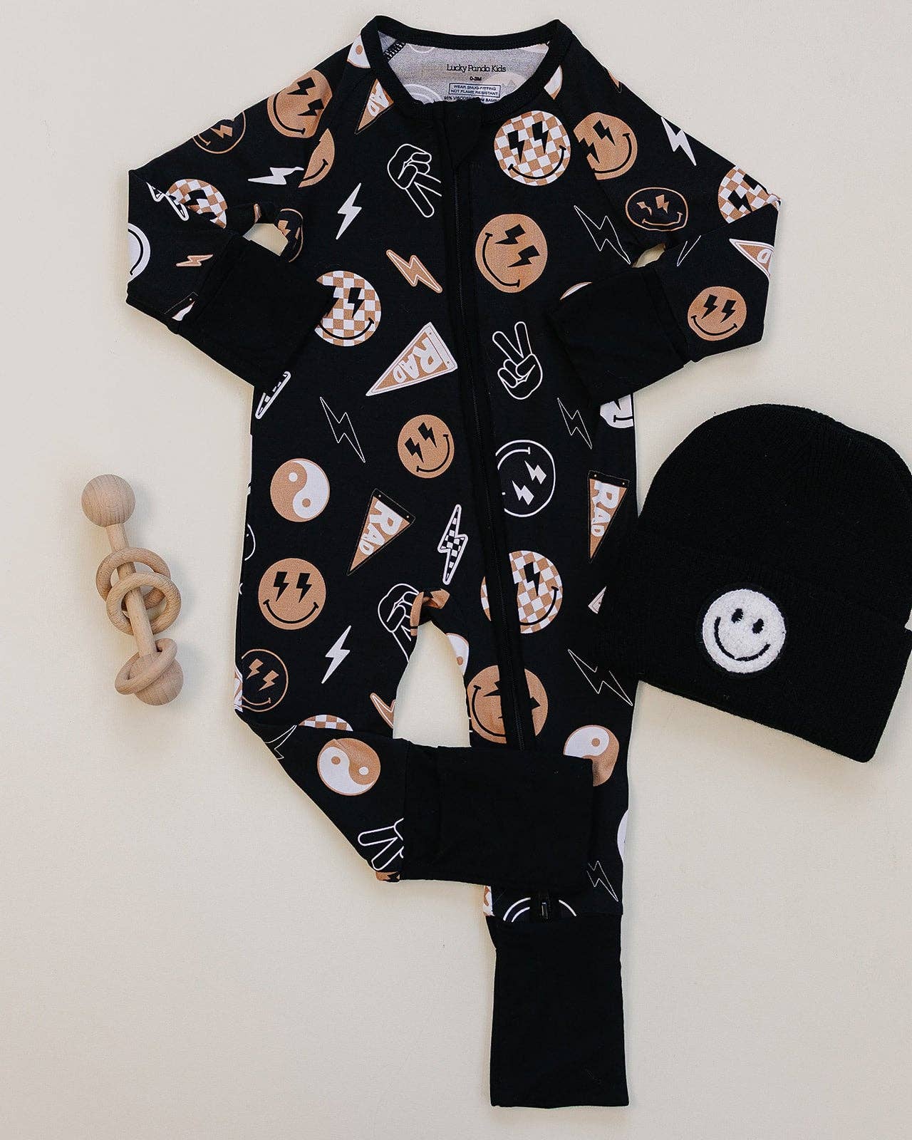 Bamboo Zip Romper | Rad Vibes: 0-3M