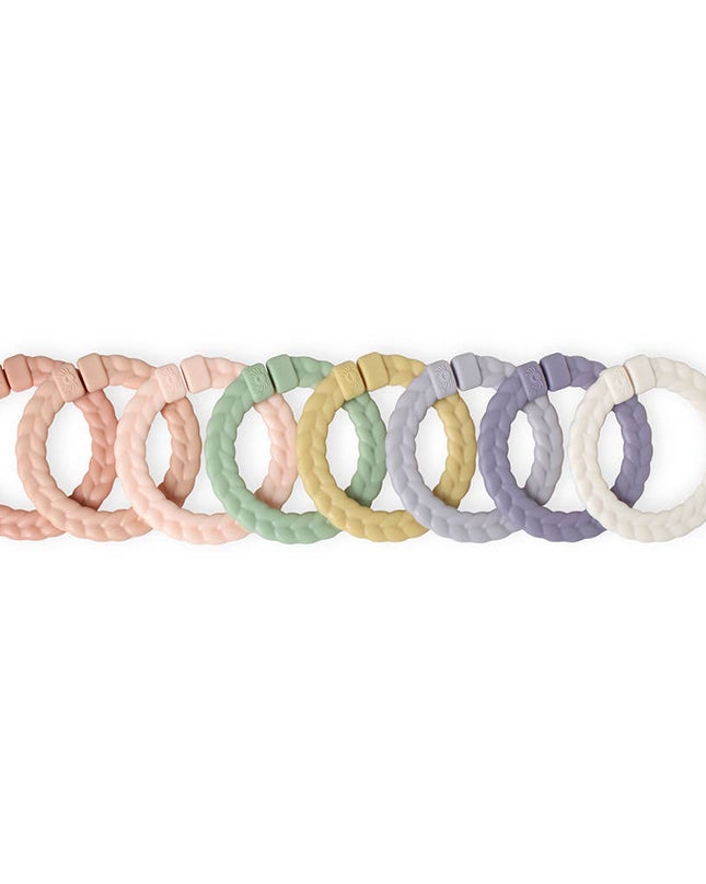 Bitzy Bespoke Itzy Rings™ Linking Ring Set: Rainbow