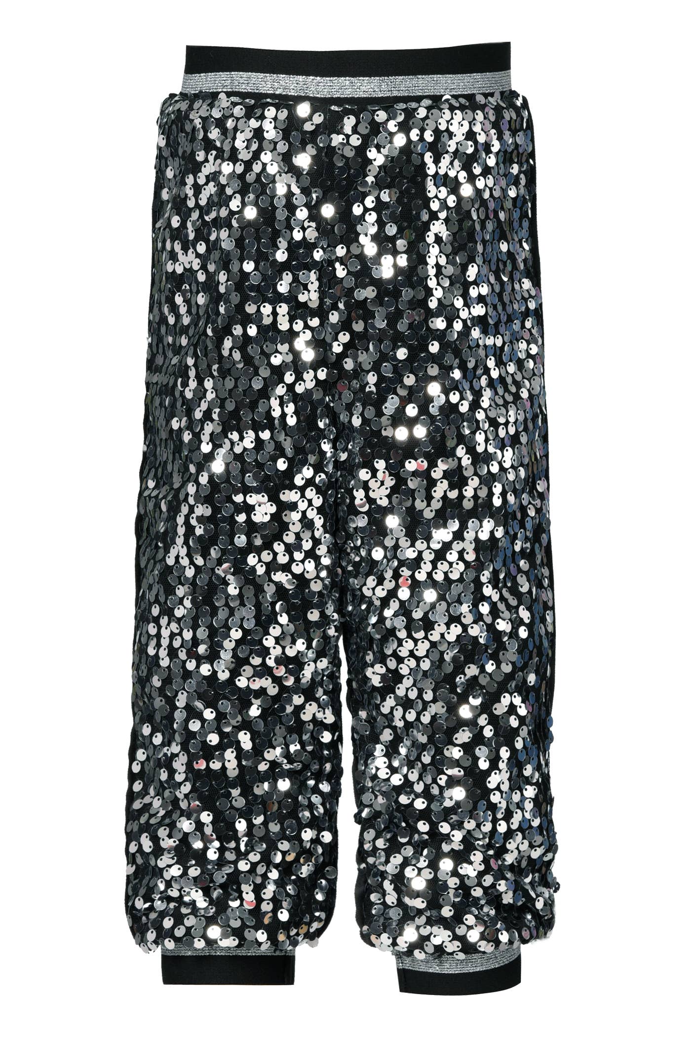 Sequin Jogger | Black Shine