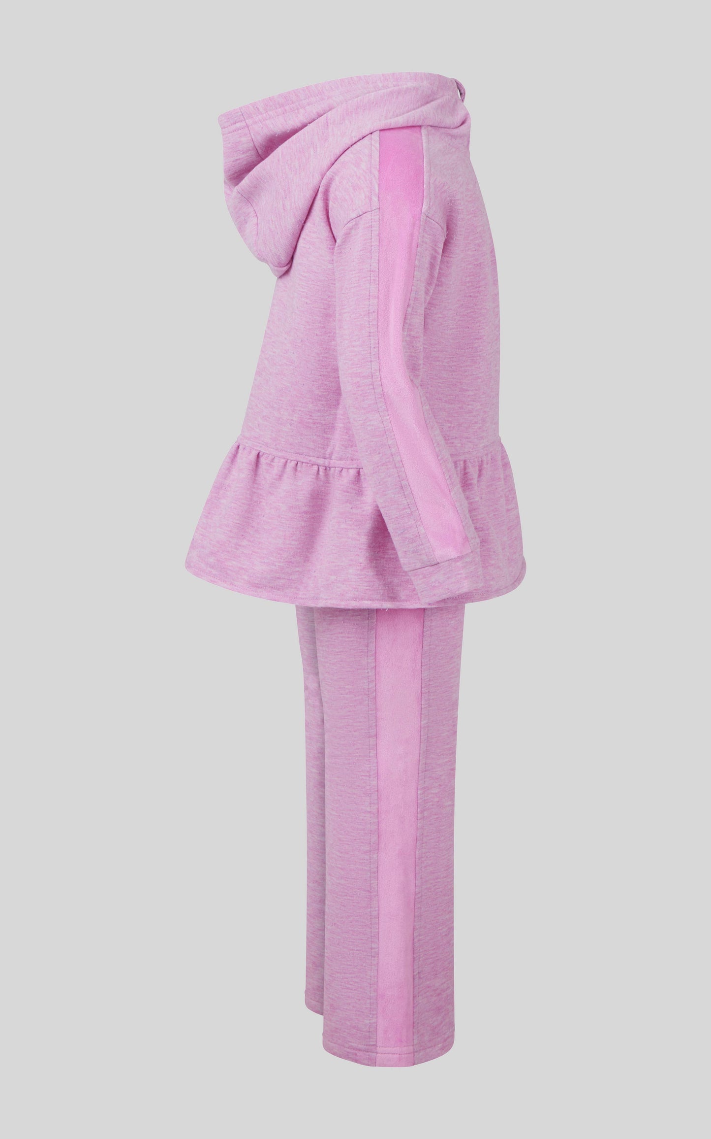 Confetti Half Zip and Flare 2 PC Set | FUCHSIA PINK