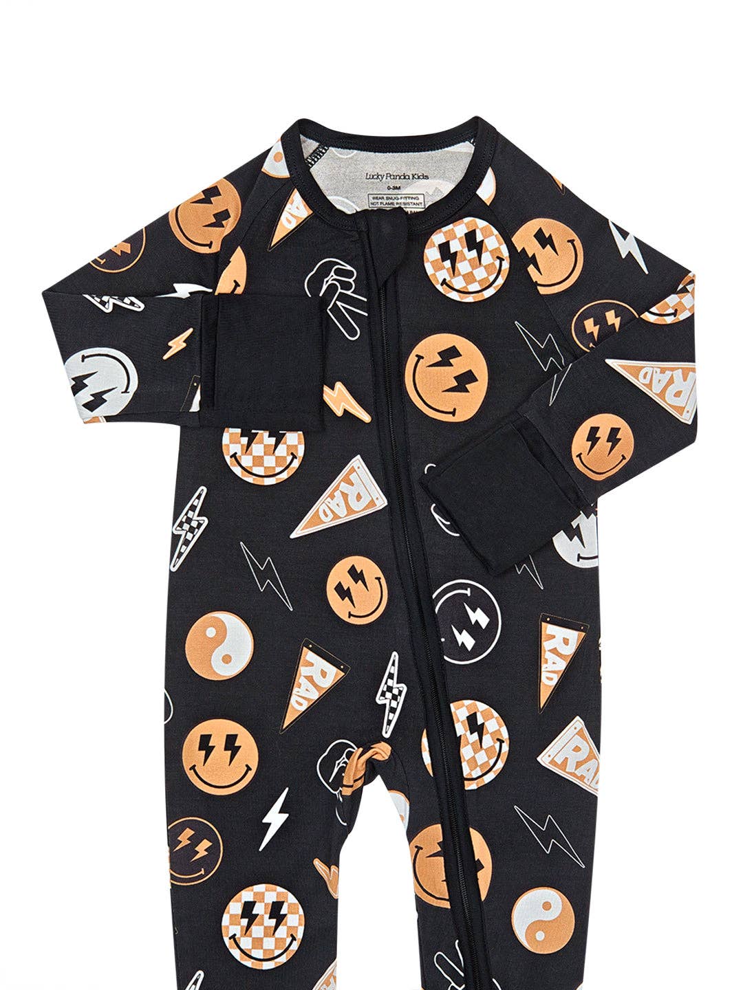 Bamboo Zip Romper | Rad Vibes: 0-3M