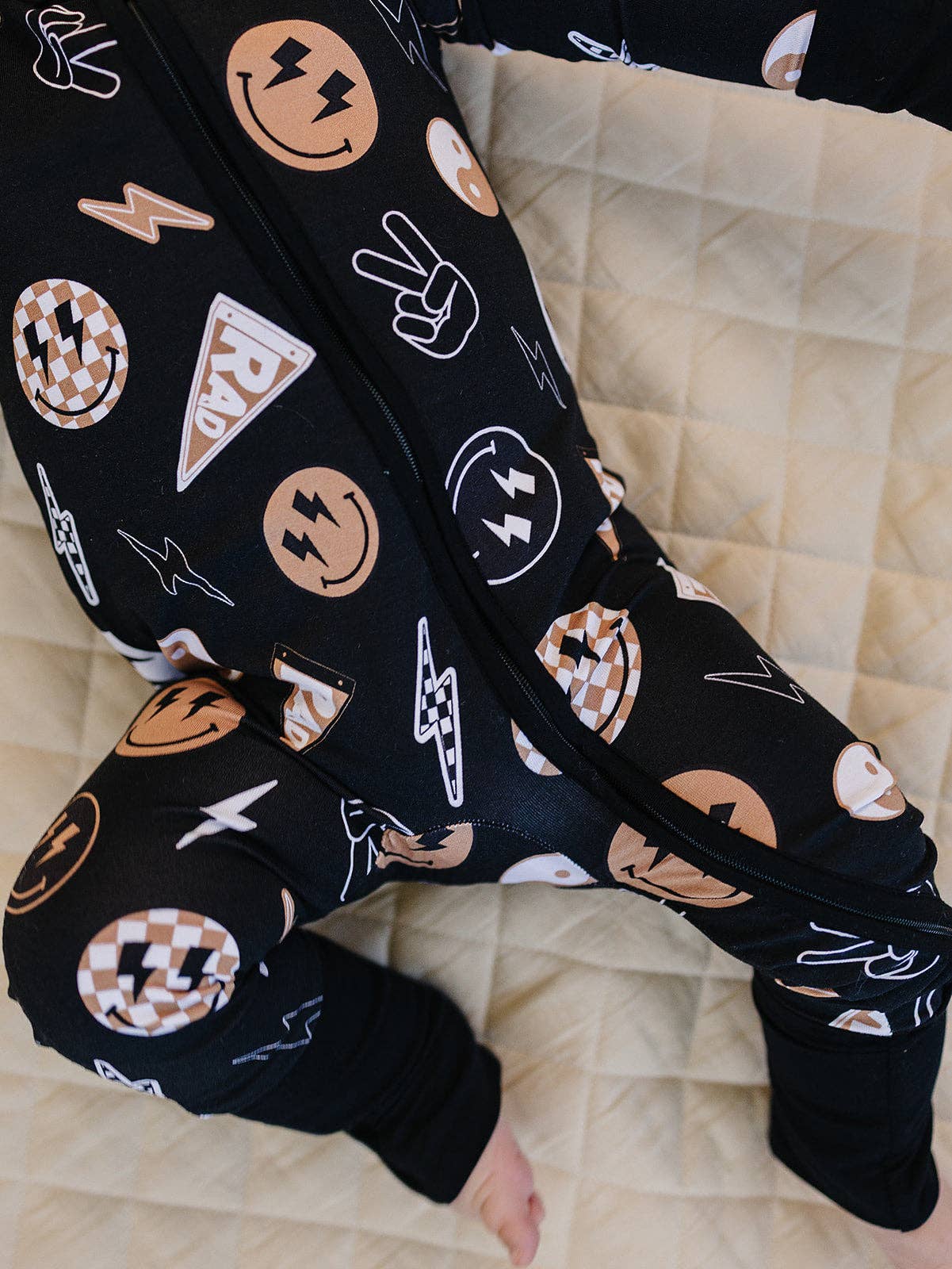 Bamboo Zip Romper | Rad Vibes: 0-3M