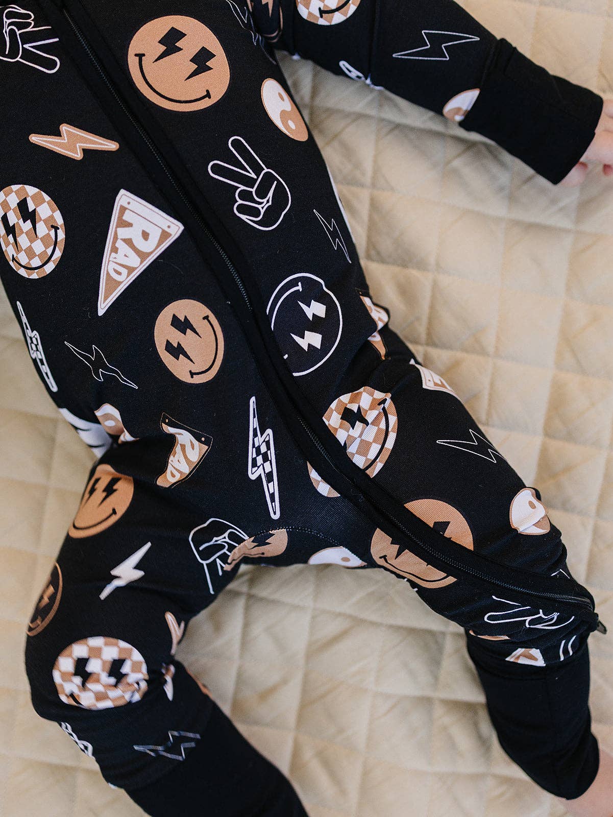 Bamboo Zip Romper | Rad Vibes: 0-3M