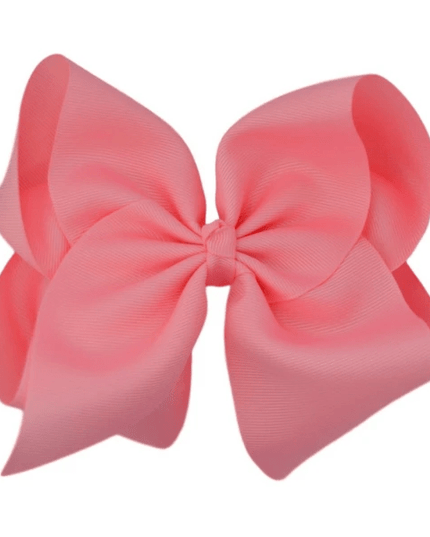 6” Solid Grosgrain Bow | Pink
