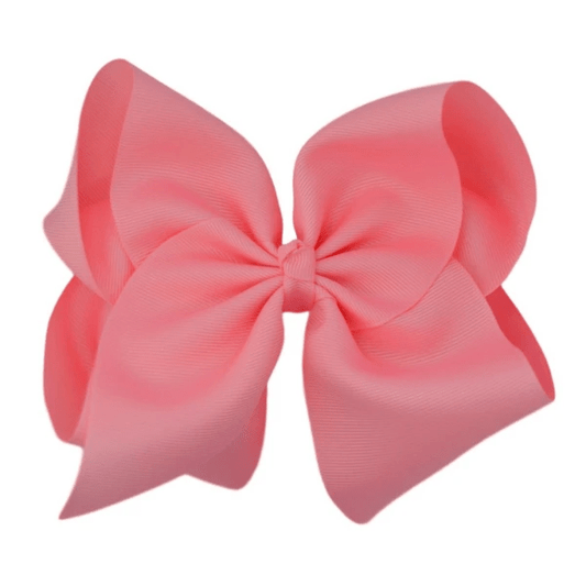 6” Solid Grosgrain Bow | Pink