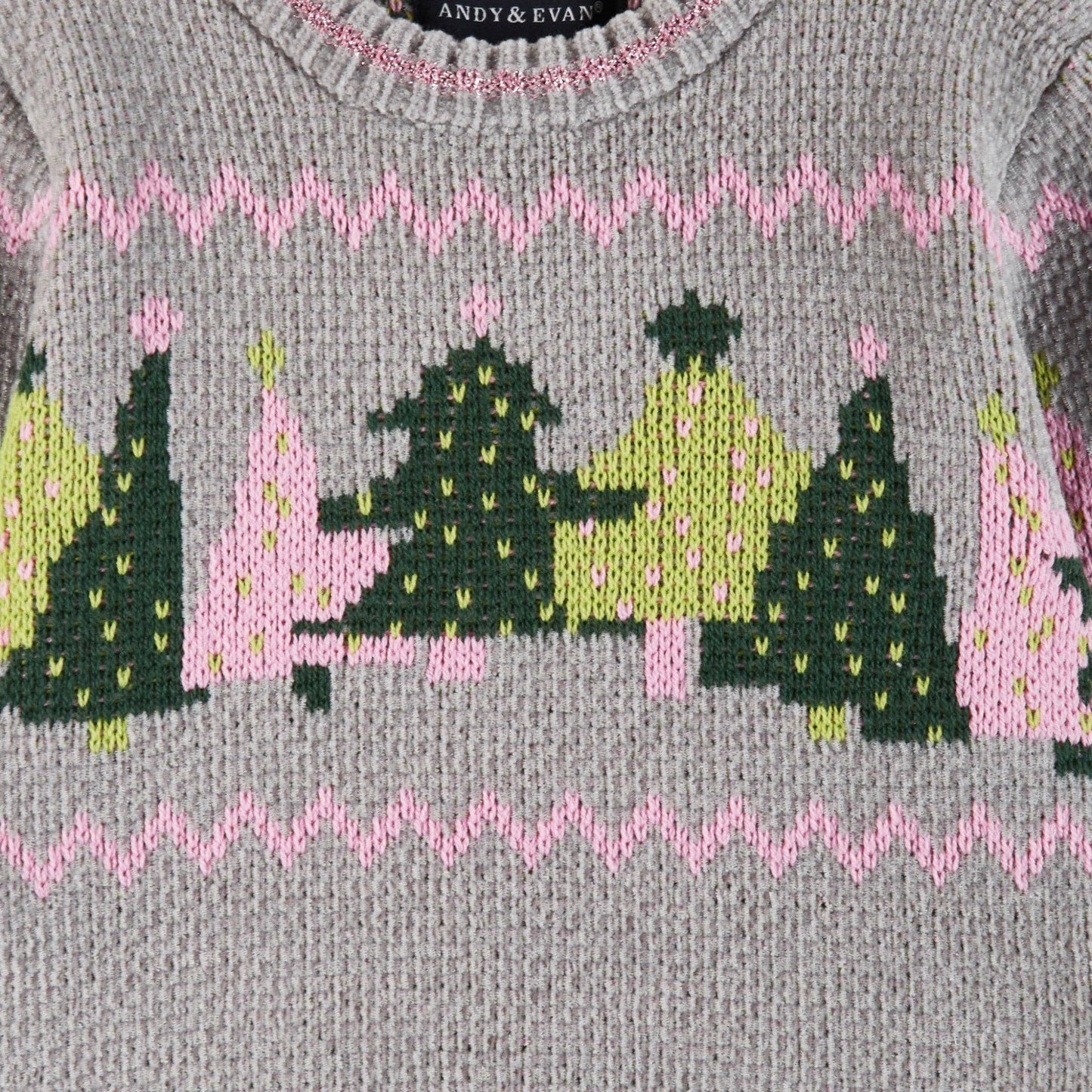 Infant Chenille Sweater & Knit Pant Set + Headband