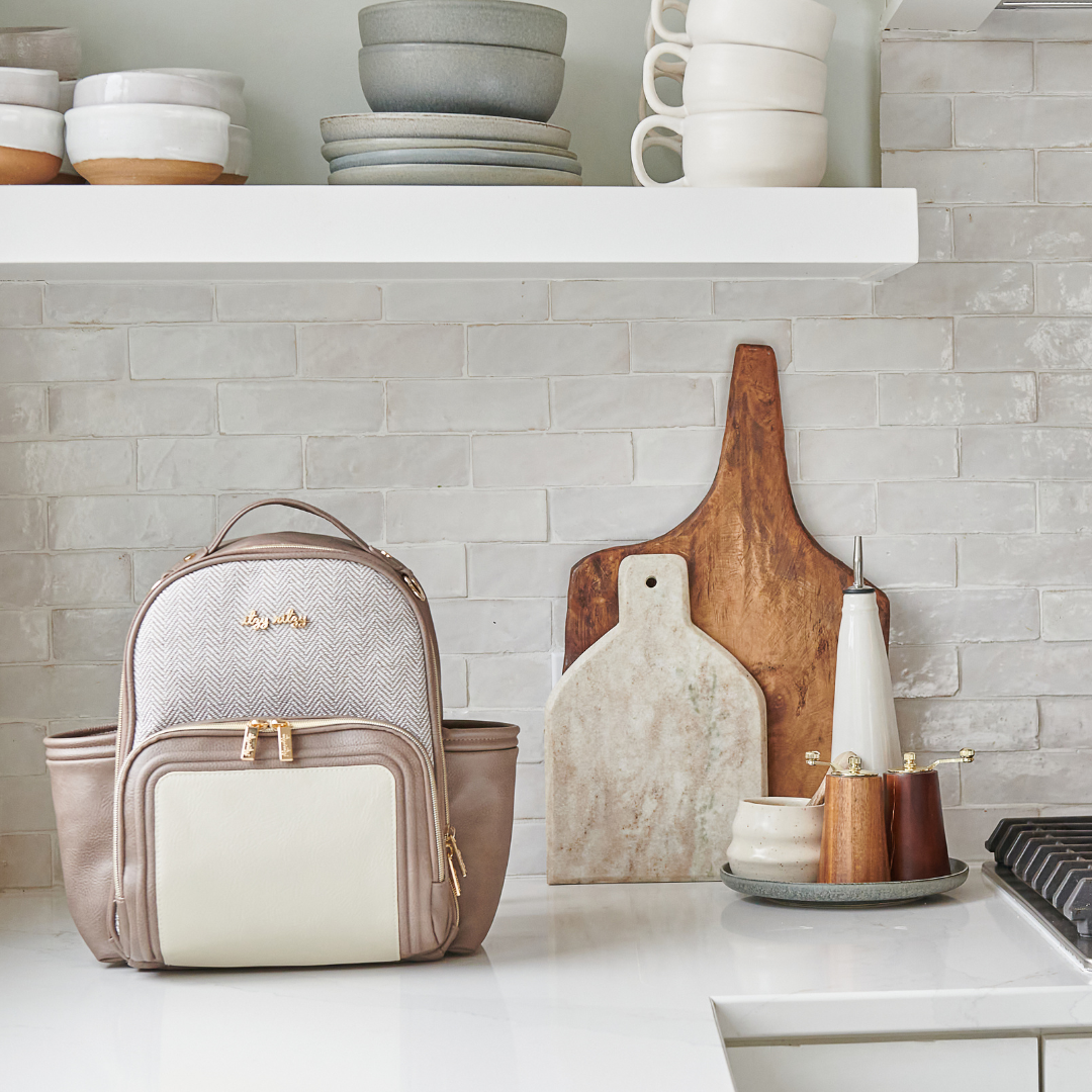Mini Plus Diaper Bag Backpack | Vanilla Latte