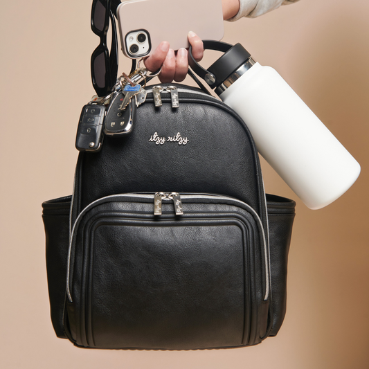 Mini Plus Diaper Bag Backpack | Noir Black