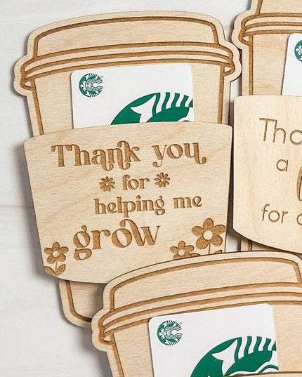 Thank You For Helping Me Grow | $10 Gift Card Included