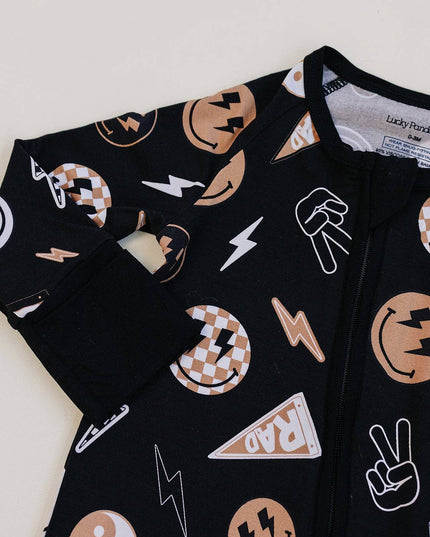 Bamboo Zip Romper | Rad Vibes: 0-3M