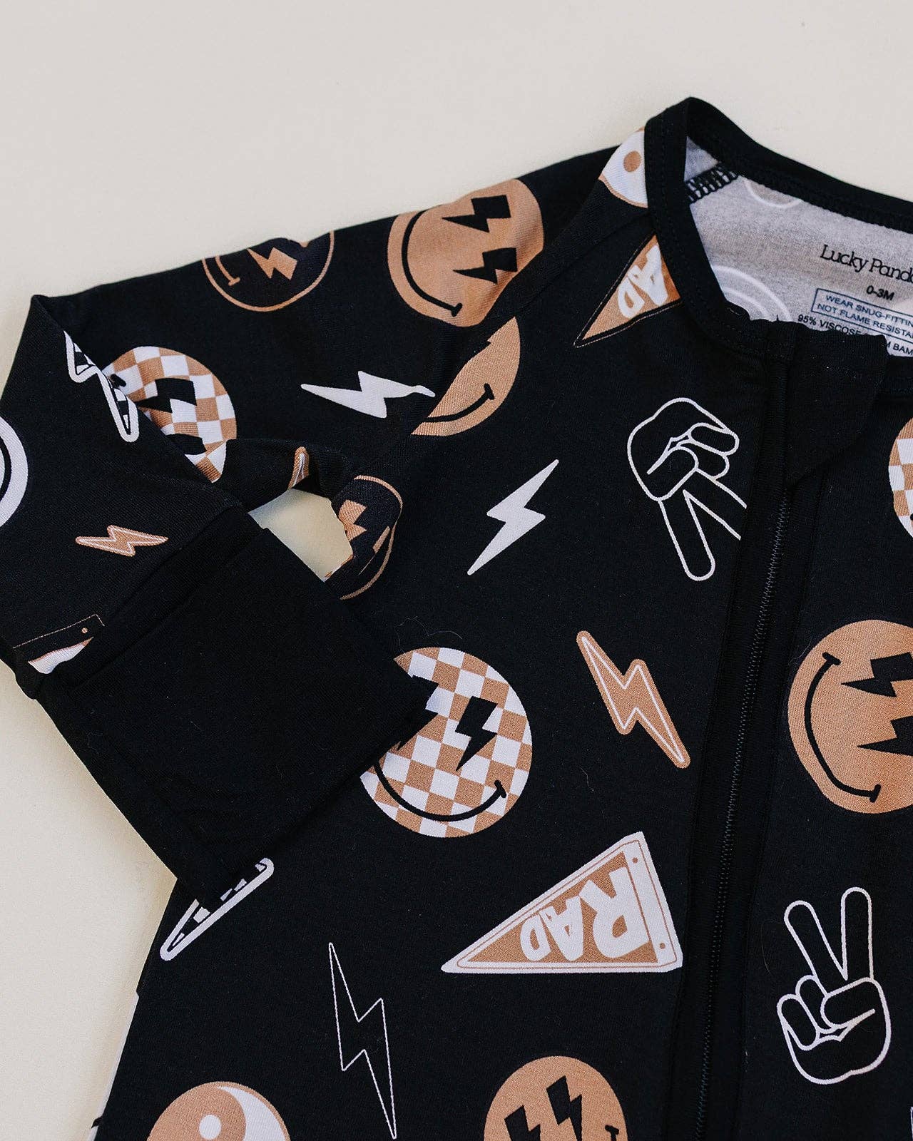 Bamboo Zip Romper | Rad Vibes: 0-3M