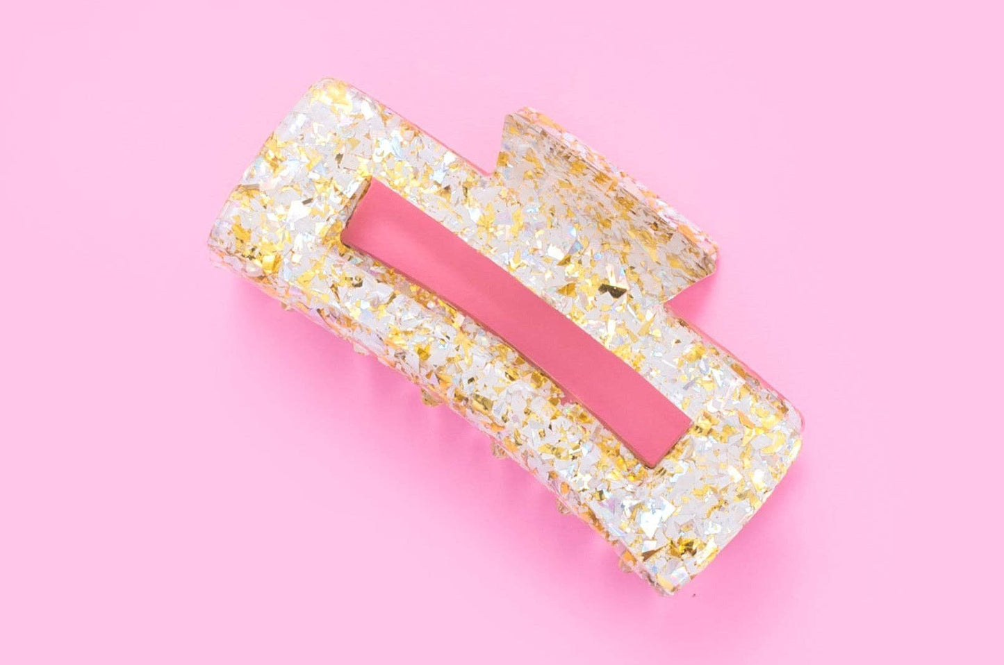 Claw Hair Clip - Large - Pearl Confetti