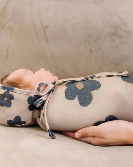 Knit Swaddle Blanket - Gemma In Tan