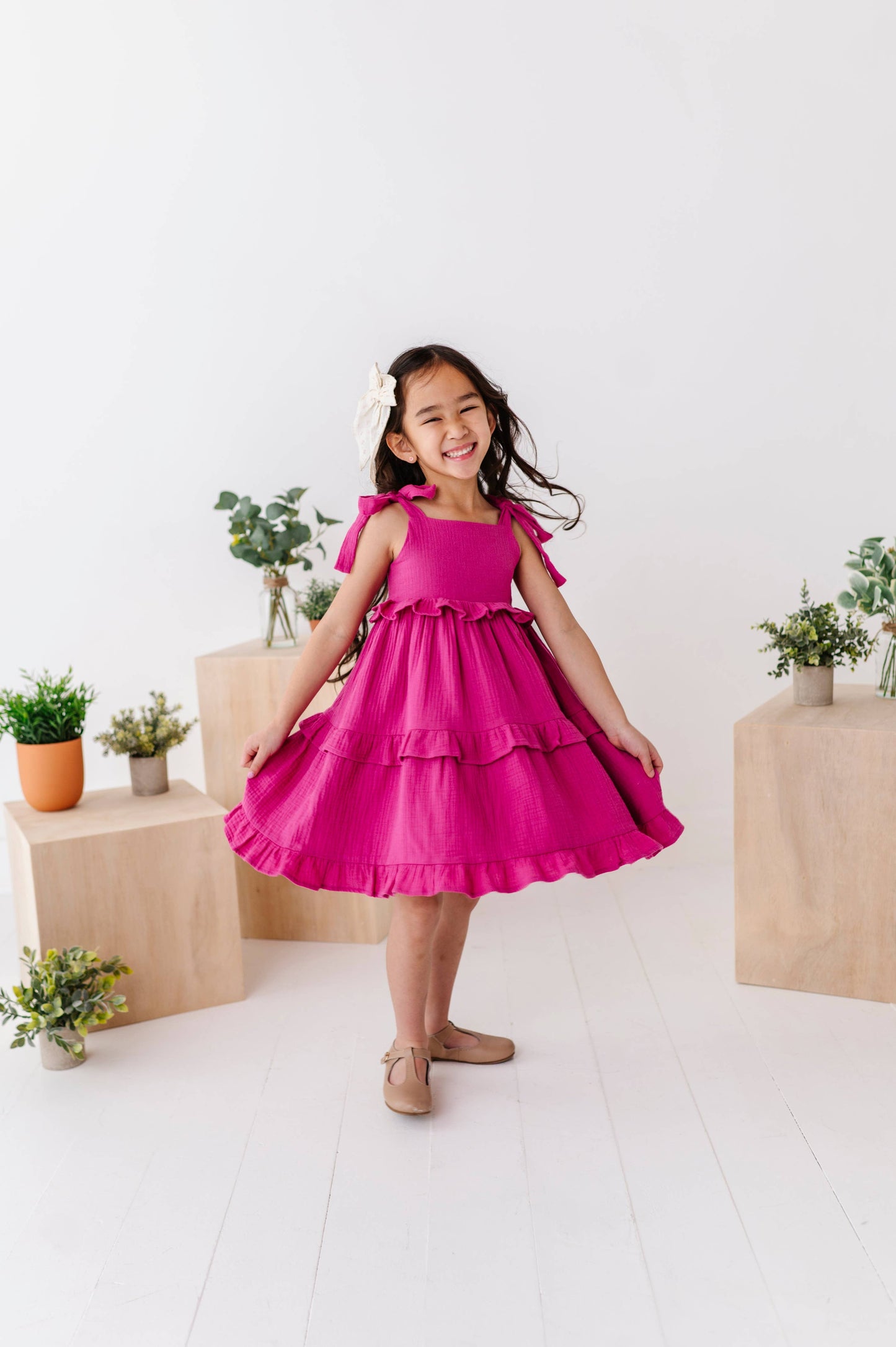Violet Tulip | Ruffle Strappy Twirl Dress