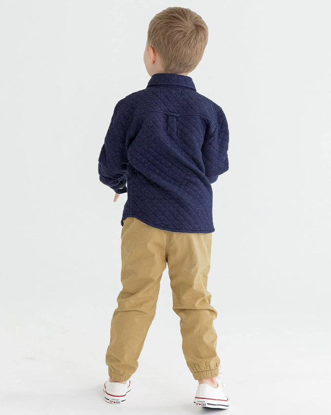 Boys Dark Khaki Jogger Pants
