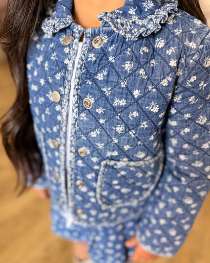 Minnie Quilted Denim Jacket
