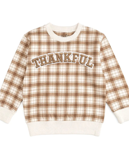 Thankful Patch Thanksgiving Sweatshirt