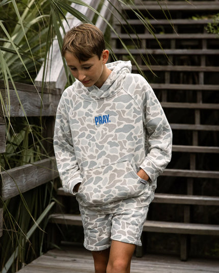 Youth Vintage Washed Graphic Hoodie | Pray