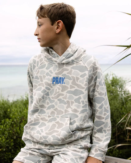 Youth Vintage Washed Graphic Hoodie | Pray